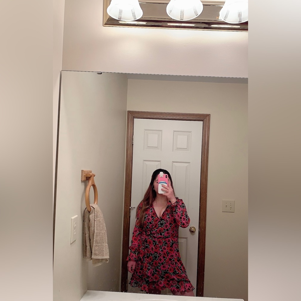 Zara flowers dress